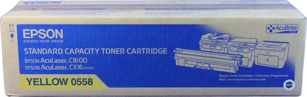 Toner Epson AcuBrite S050558 Jaune Haute Précision Capacité Standard - 6