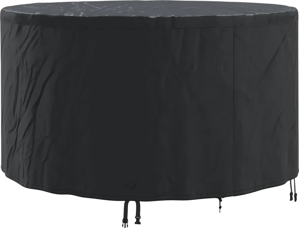 Copertura Mobili Giardino 157x157x85 cm Nero Tessuto 600D Impermeabile