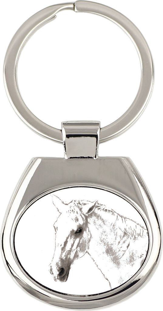 Lipizzaner - Schlüsselanhänger mit Pferd, Anhänger mit Aufdruck, personalisierter Anhänger der Marke Art-Dog