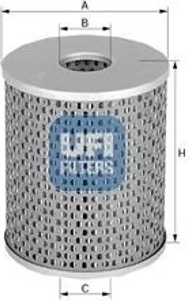Filtre à carburant UFI 26.635.00 pour entretien moteur et révision