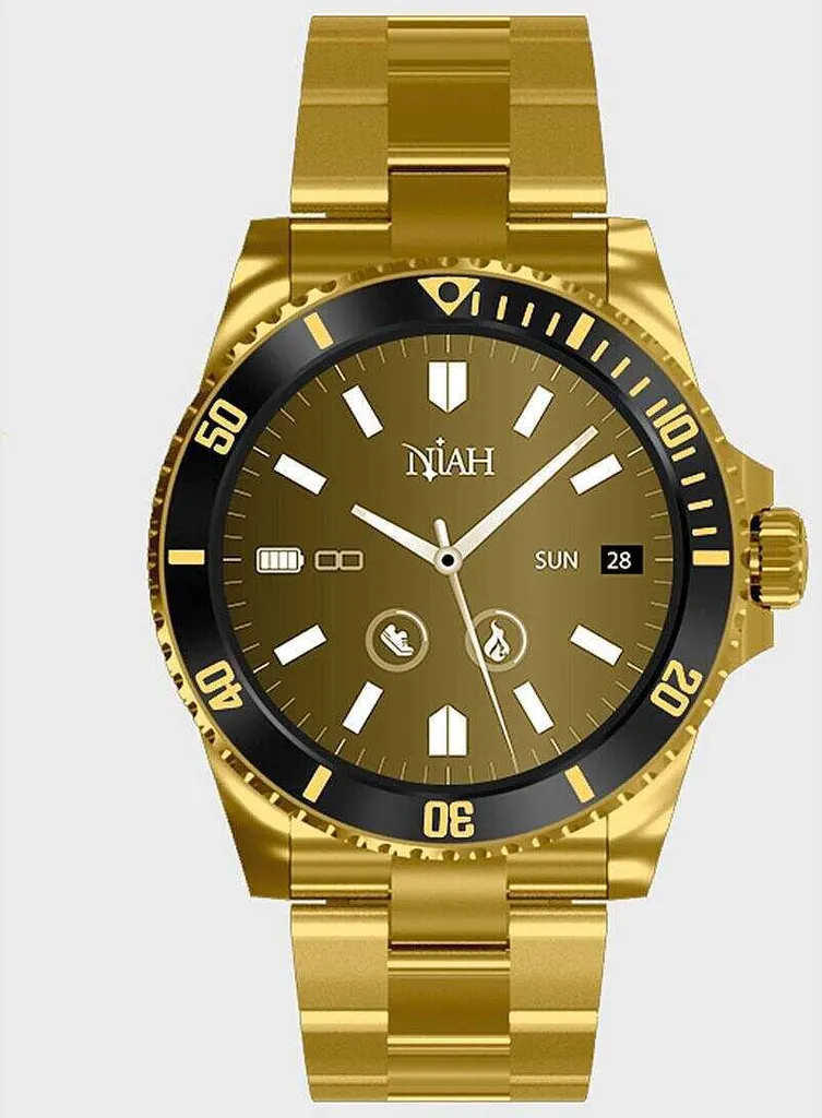 Montre connectée Niah Gold homme : l'élégance sans sacrifier la santé