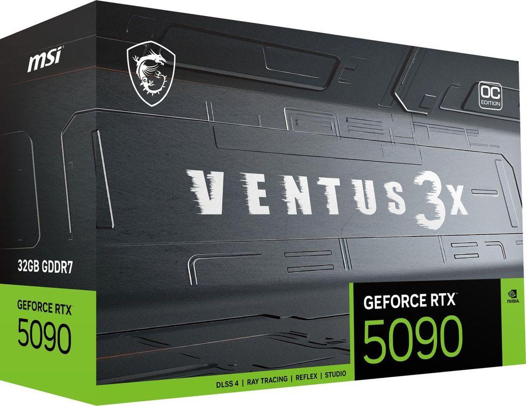 最終セールMSI GEFORCE RTX 5090 VENTUS 3X 32GB MSI GeForce RTX™ 5090 32G VENTUS 3X OC