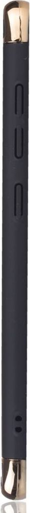 Handy Hülle Schutz Case für Samsung Galaxy S8 Bumper 3 in 1 Cover Chrom Schwarz