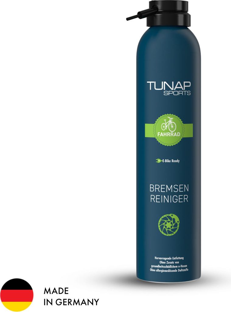 TUNAP SPORTS Bremsenreiniger Spray 300ml | Fahrrad Bremsen Produktbild 