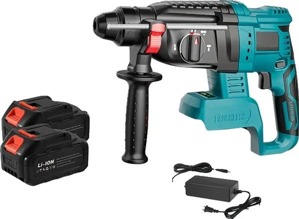Fini les pannes avec cette perceuse à percussion légère 2 batteries