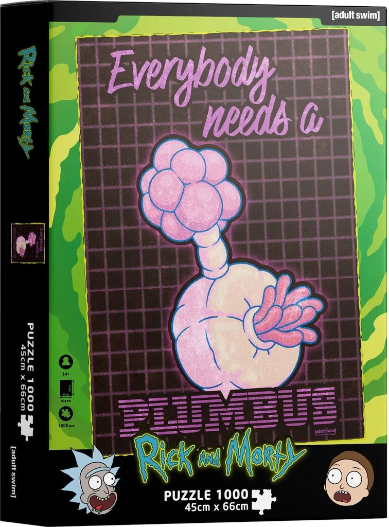 Puzzle Rick & Morty Plumbus 1000 pièces SD Toys SDTWRN24736 Officiel