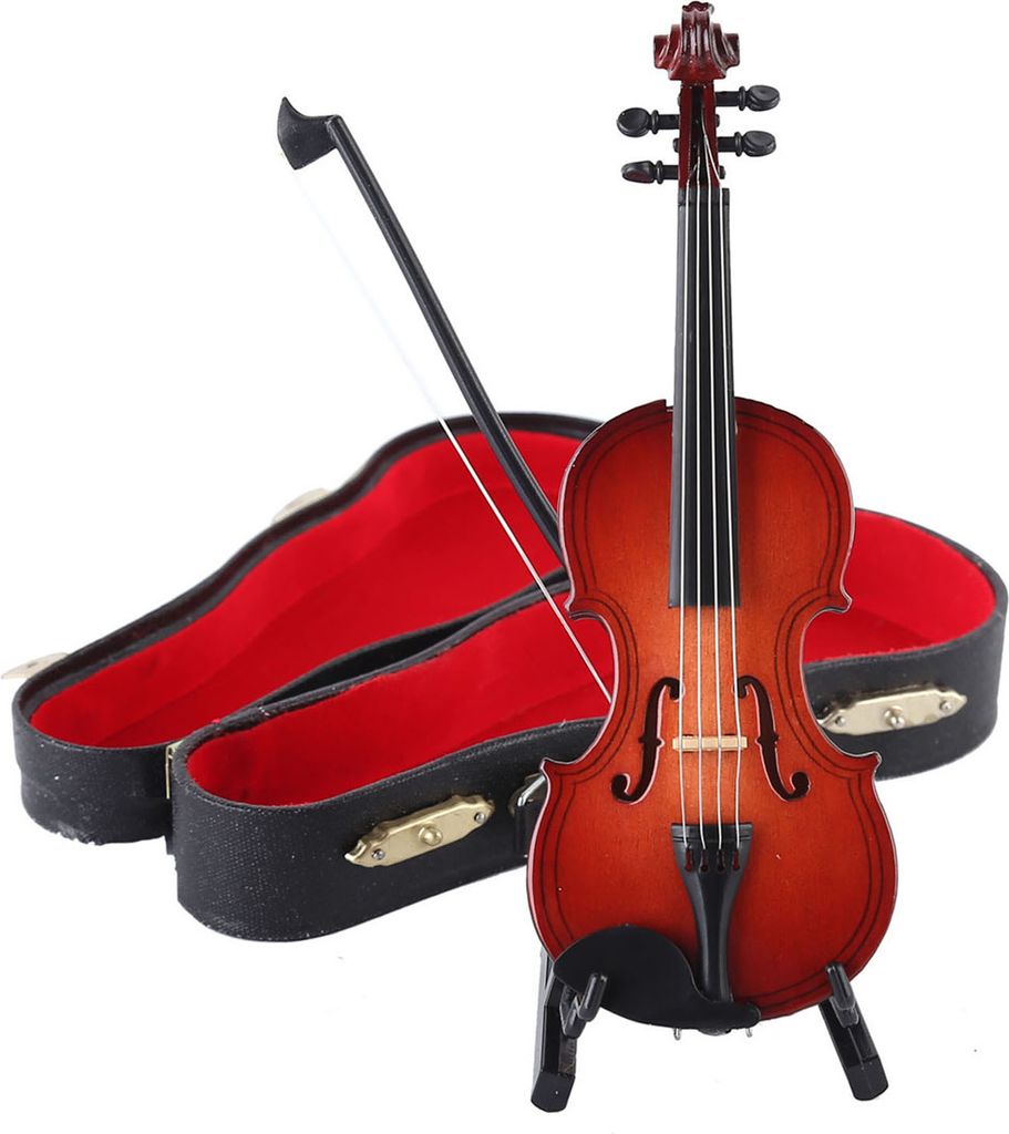 Mini-Geigen-Schlüsselanhänger mit Sound, Mini-Geigen-Spielset, spielt traurige Musik, kleinstes Geigenmodell, Mini-Weiner-Geschichtenerzähler, t...