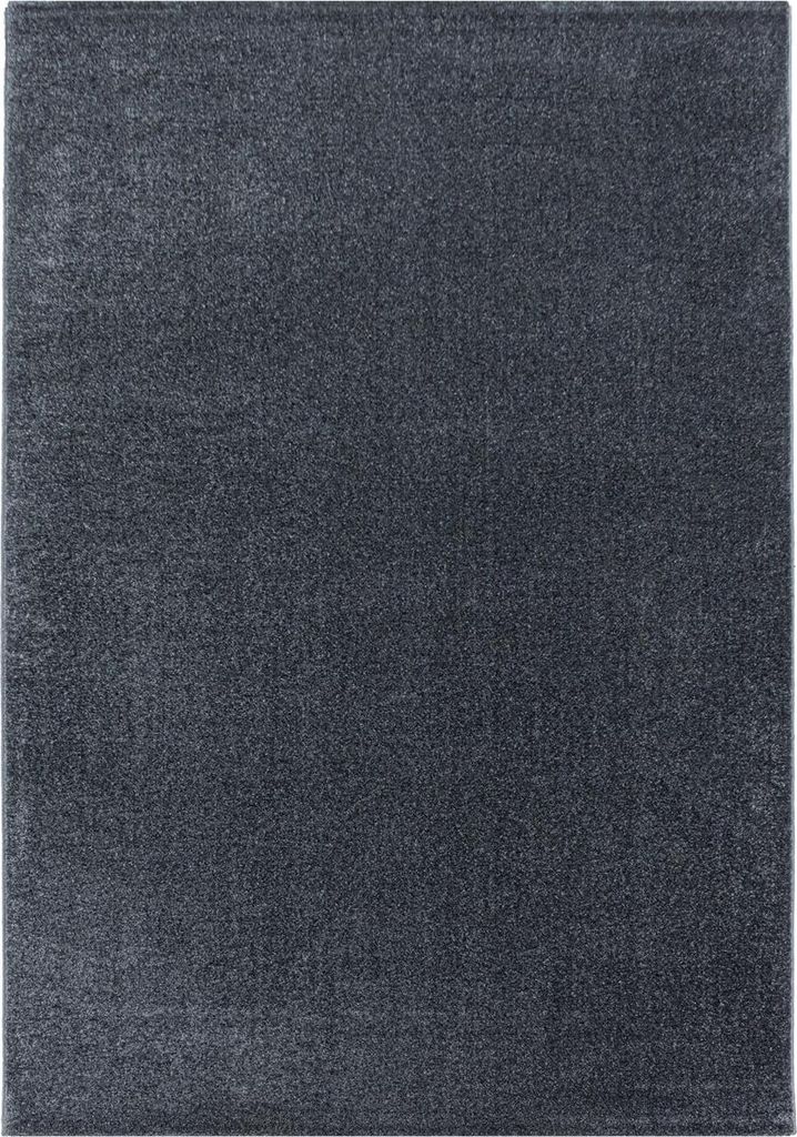 Kurzflor Teppich RIO Grau 80 x 150 cm