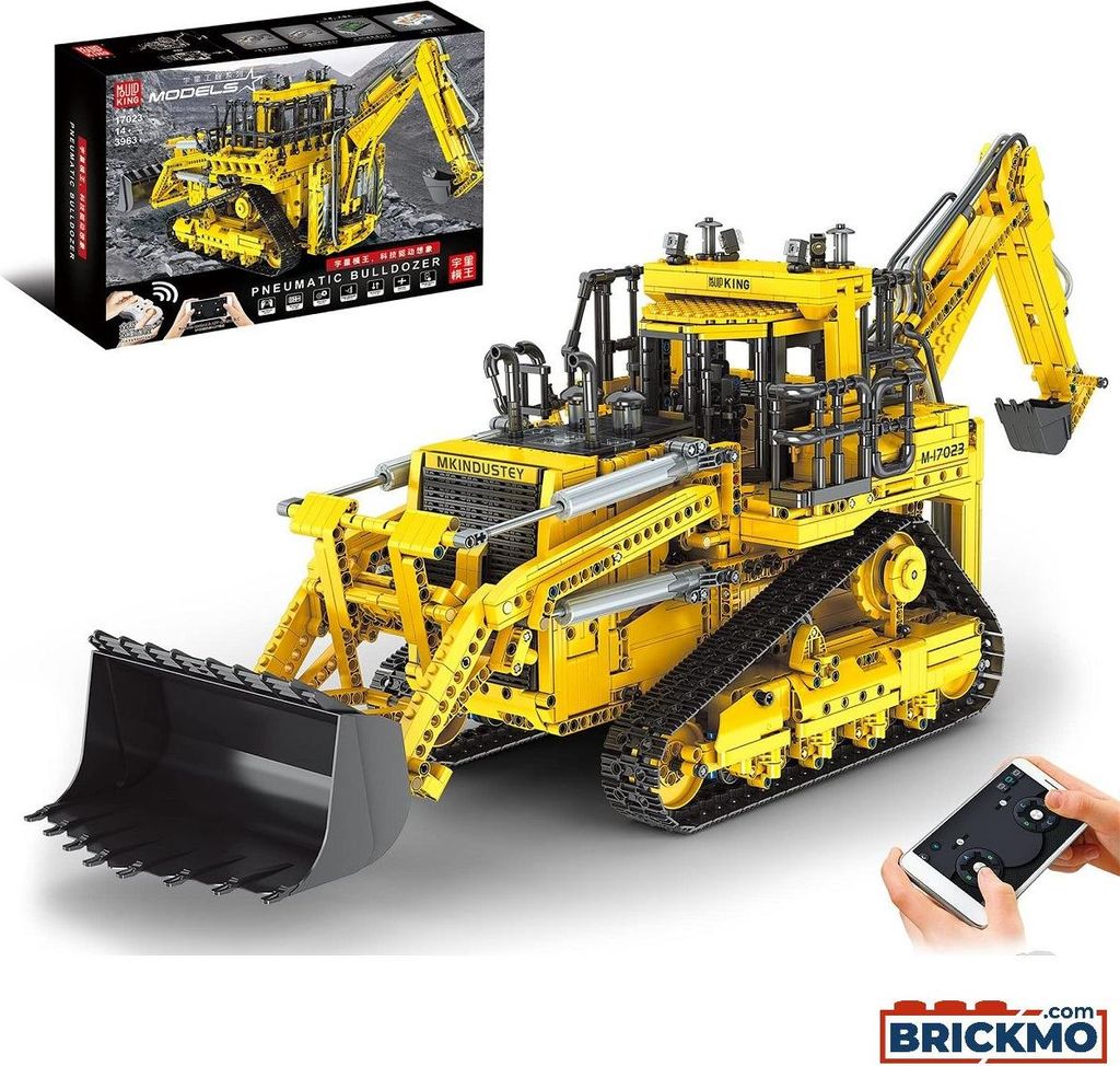 Mould King RC Pneumatic Bulldozer Remote Controlled 17023