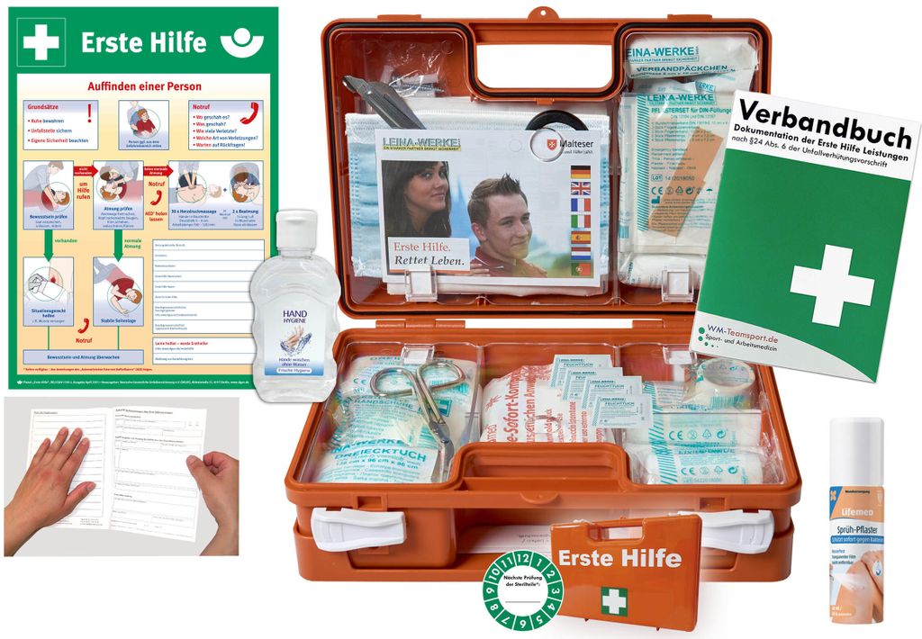Verbandskoffer (K) Typ CS -Paket 2- Erste Hilfe nach akt. Produktbild 