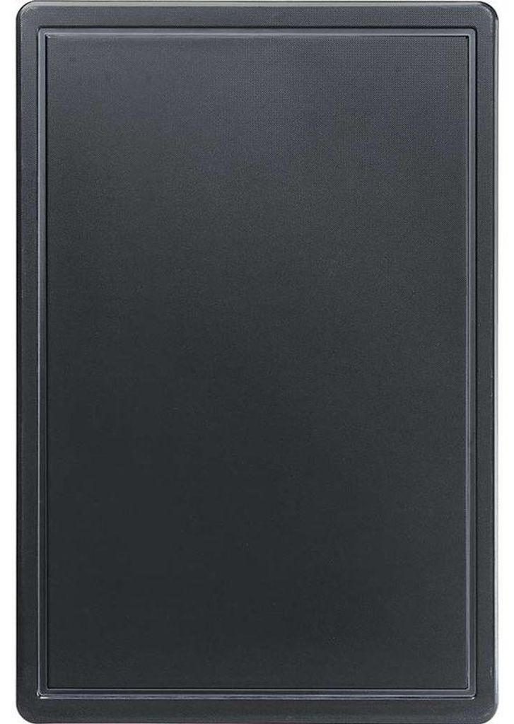 Schneidbrett, Farbe schwarz, 600 x 400 x 18 mm (BxTxH) Produktbild 