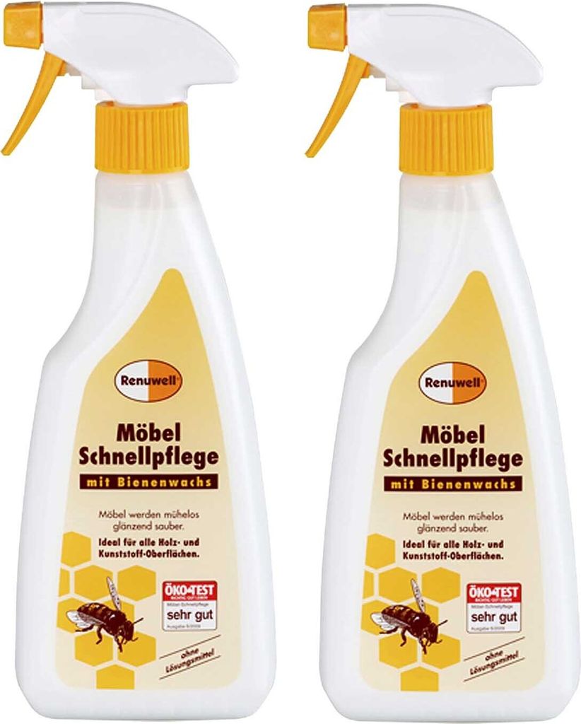 Renuwell Möbel-Schnellpflege Bienenwachs Möbelpflege Produktbild 