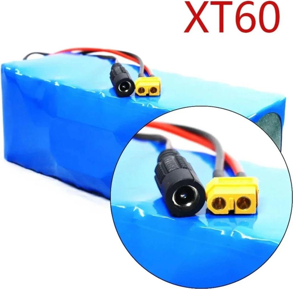 Akku für E-Scooter - Li-Ion 10S4P 36V 100Ah (100000mAh) 18650 - Maße 188×66×78 mm - Gewicht 1,8 kg - Grau