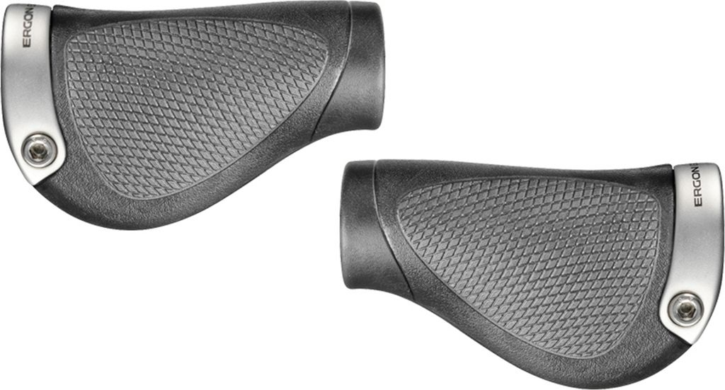 Ergon Lenkergriffe GP1-L , Gripshift, schwarz