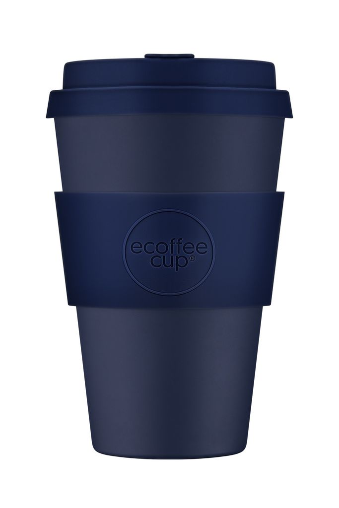 REISEBECHER AUS PLA „DARK ENERGY“, 400 ml – ECOFFEE CUP