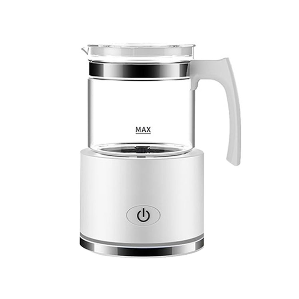 Kleiner Milchaufschäumer aus Edelstahl, abnehmbarer Handmixer, geeignet für heiße und kalte Getränke, mit Misch- und Heizfunktionen