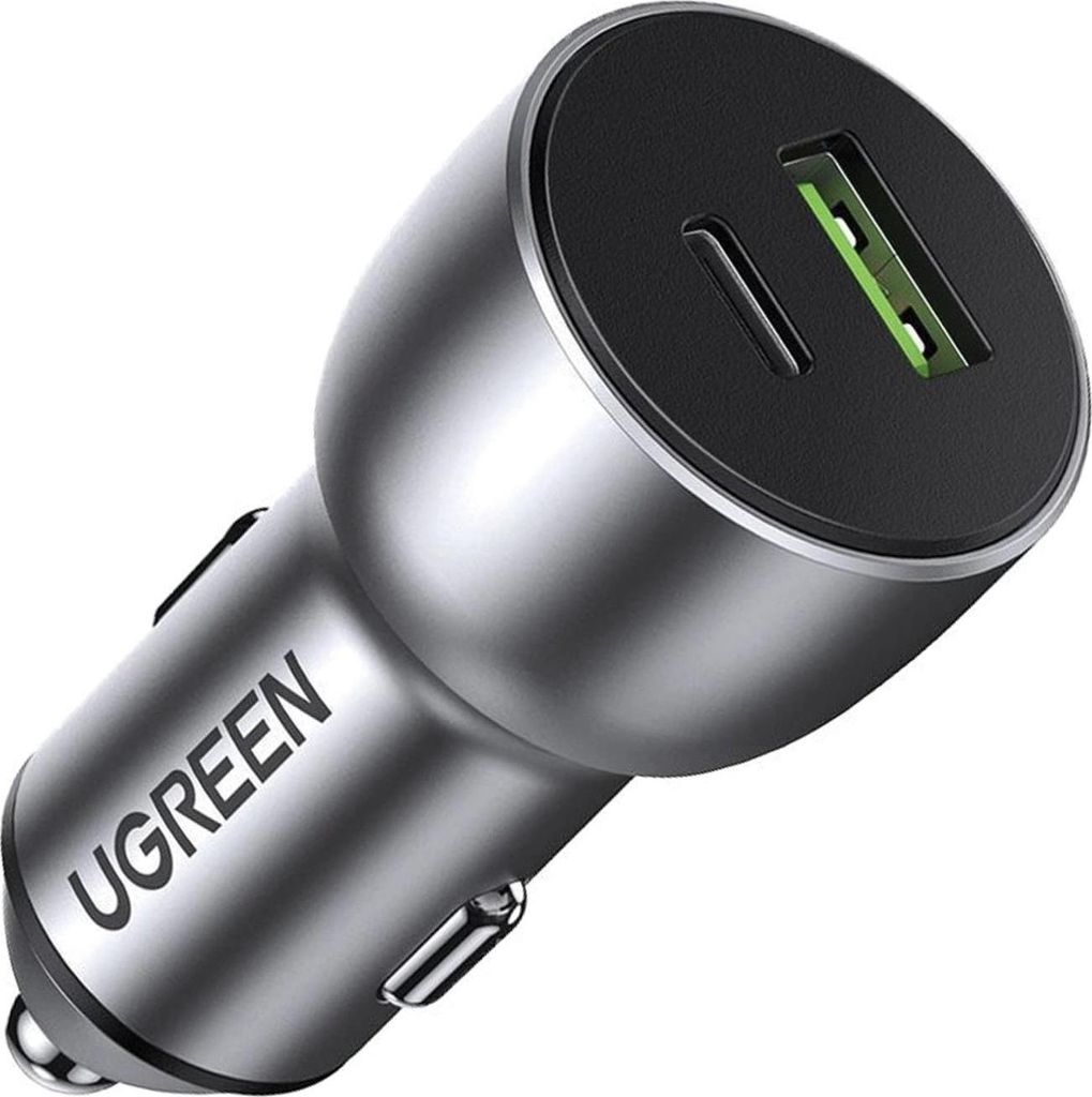 Caricabatterie da auto Ugreen Cd213 Usb + Usb-C, 36W Immagine del prodotto 