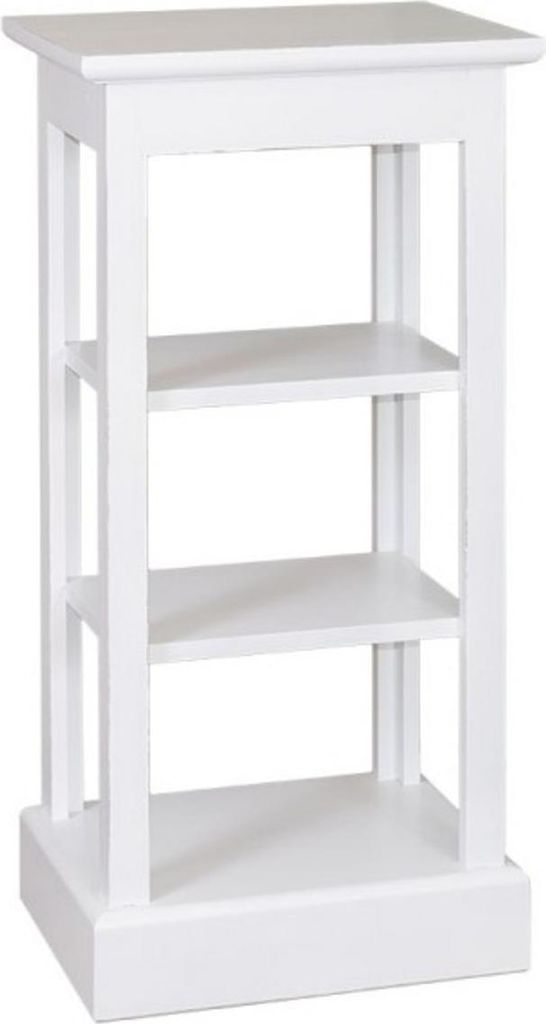Casa Padrino Landhaus Stil Regalschrank 45 x 35 x H90 cm Massivholz