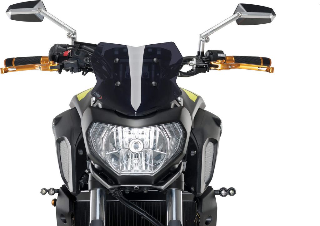 Kleine ruit Puig, transparant, donker getint, voor Yamaha Productafbeelding 