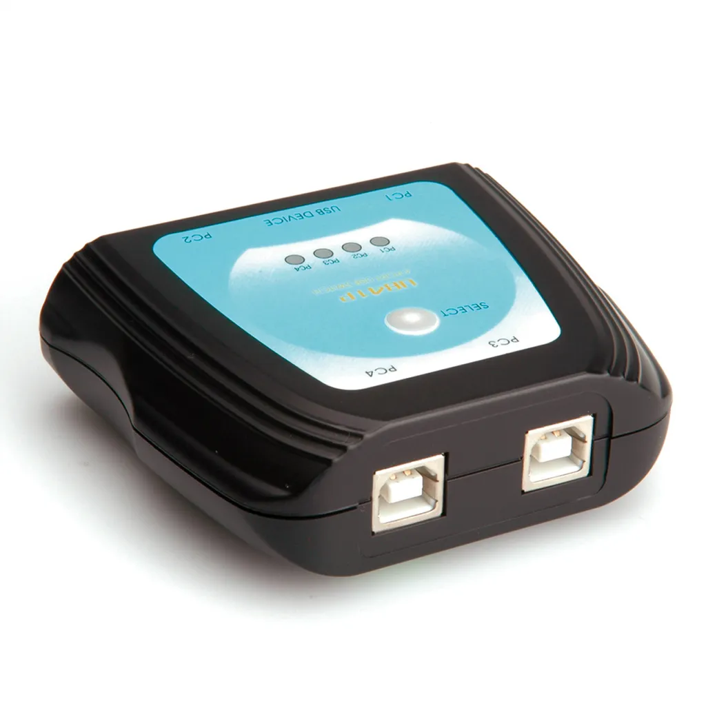 Commutateur USB 2.0 VALUE 4 Voies, Switch Manuel pour Multi-Ordinateurs - 3