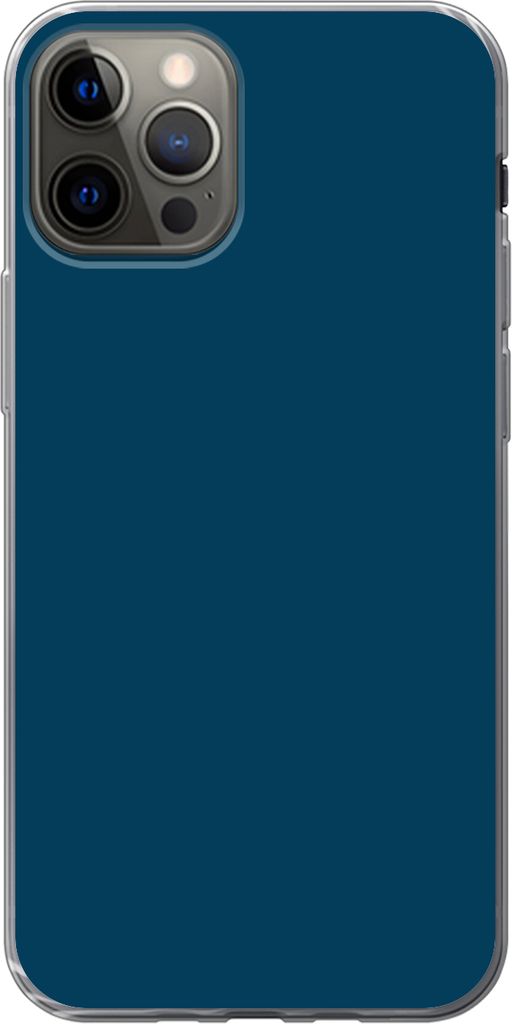 MuchoWow Handyhülle Schutzhülle Hülle für Telefoonhoesje iPhone 13 Pro Indigo - Palette - Farben Silikon Softcase Handy Hülle - Handy-Tasche