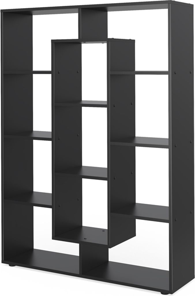Raumteiler Vicco  Schwarz 107.2 x 143 cm, Model 30159 Produktbild 