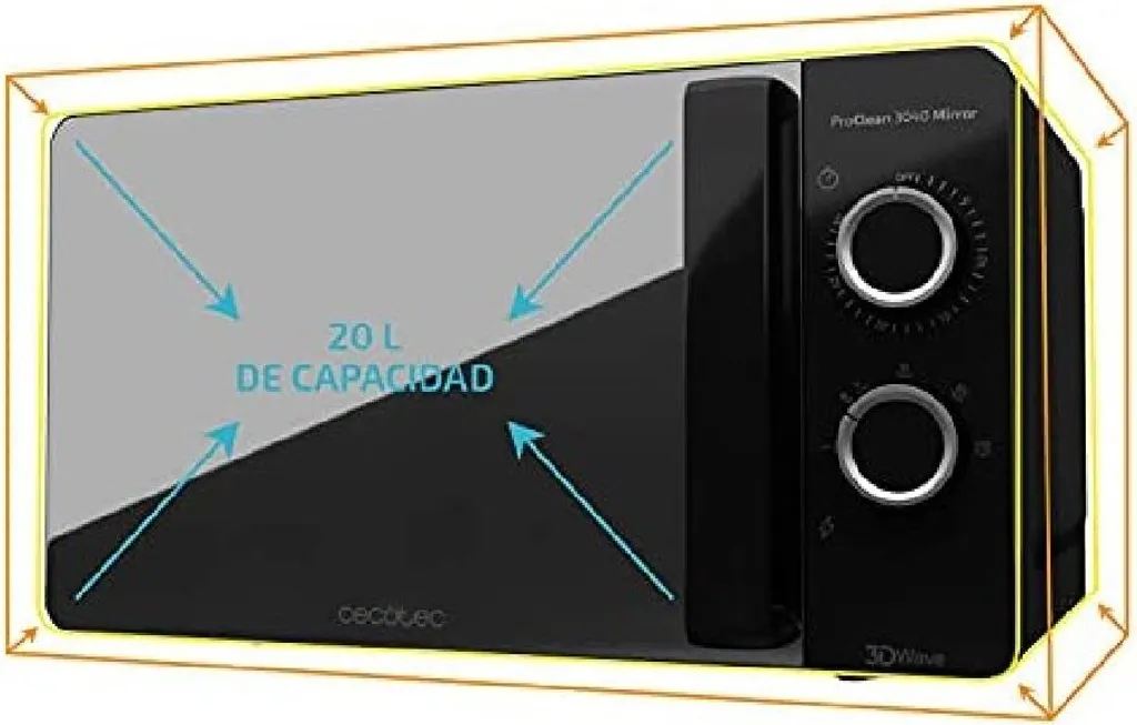 Micro-ondes 20L Ready2Clean et technologie 3DWave haute performance