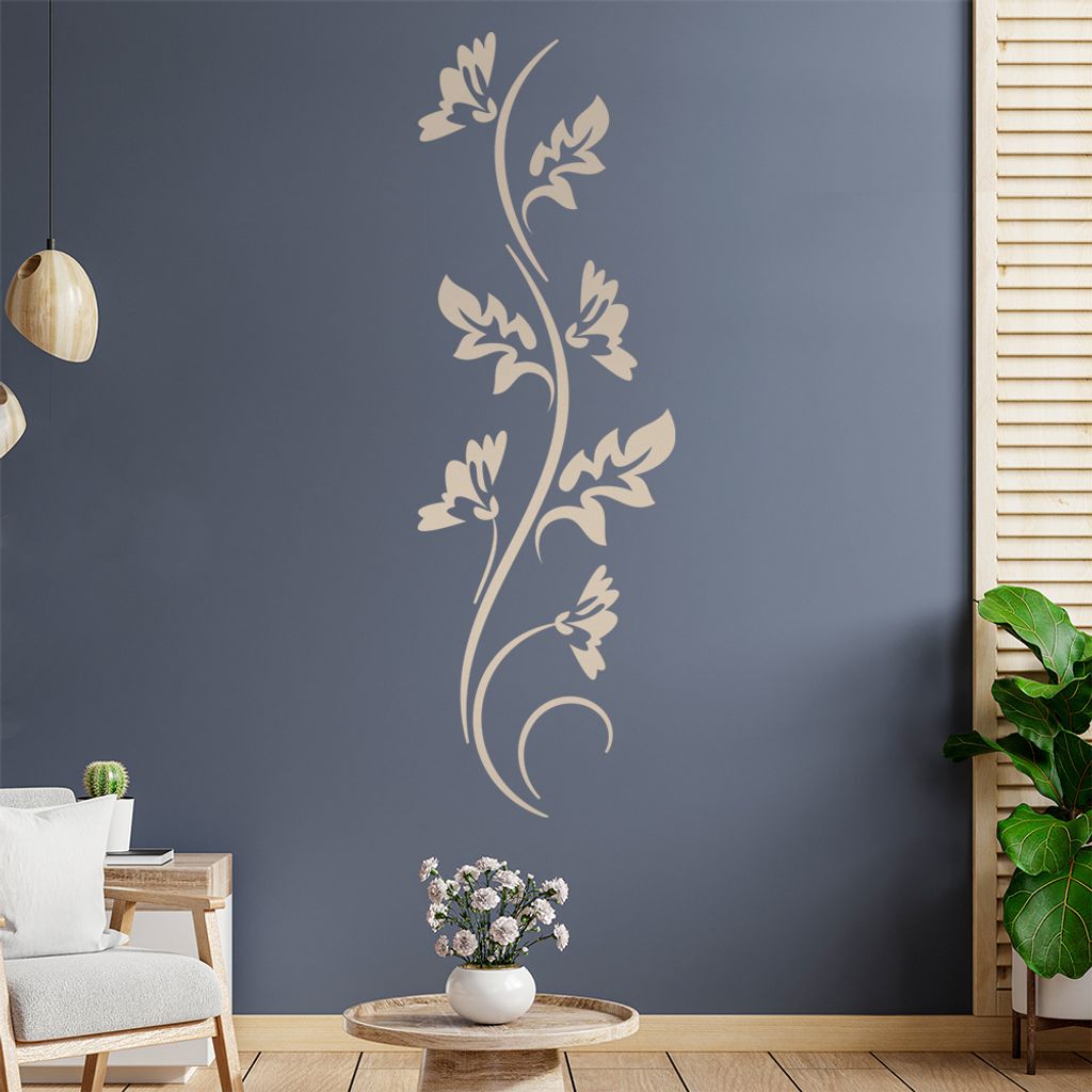 junger Baum mit Vogel Wandtattoo in 6 Größen - Wandaufkleber Wall Sticker - Dekoration, Küche, Wohnzimmer, Schlafzimmer, Badezimmer
