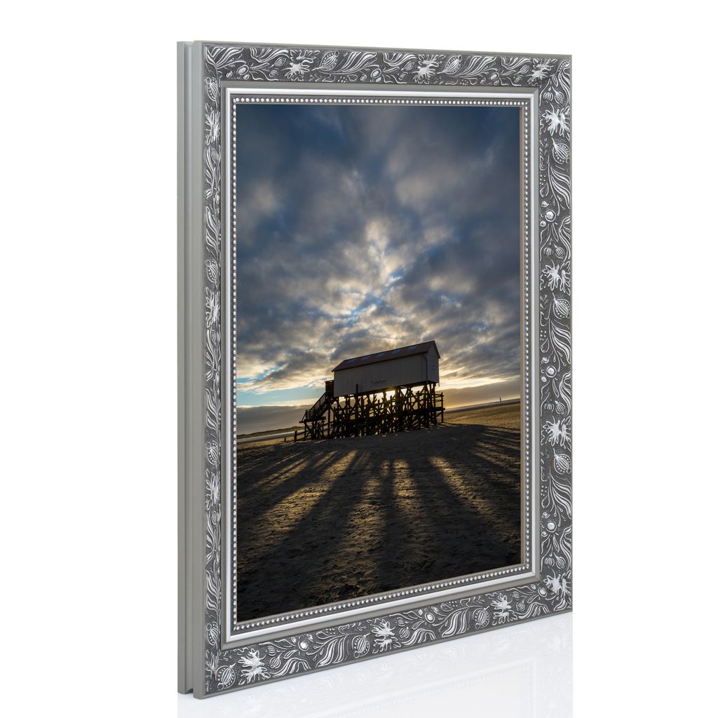 PCH[art] Bilderrahmen Holz Rahmen Wien In Barock Stil Mit Kunstglas Echtholz Bilderrahmen Barockrahmen S08cg0fq - Foto 12