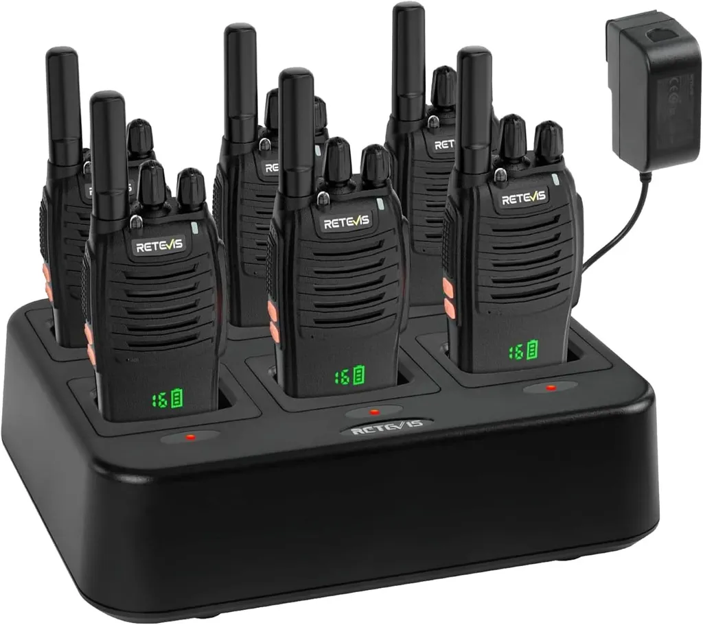 Sistemi Radio Retevis H777H Adulti | Caricatore Multiplo 6 Vie | VOX