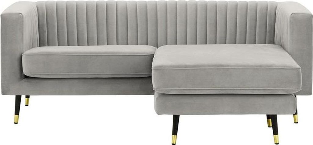 Universelles Ecksofa Slender aus medizinischem Schaumstoff-Velluto 15