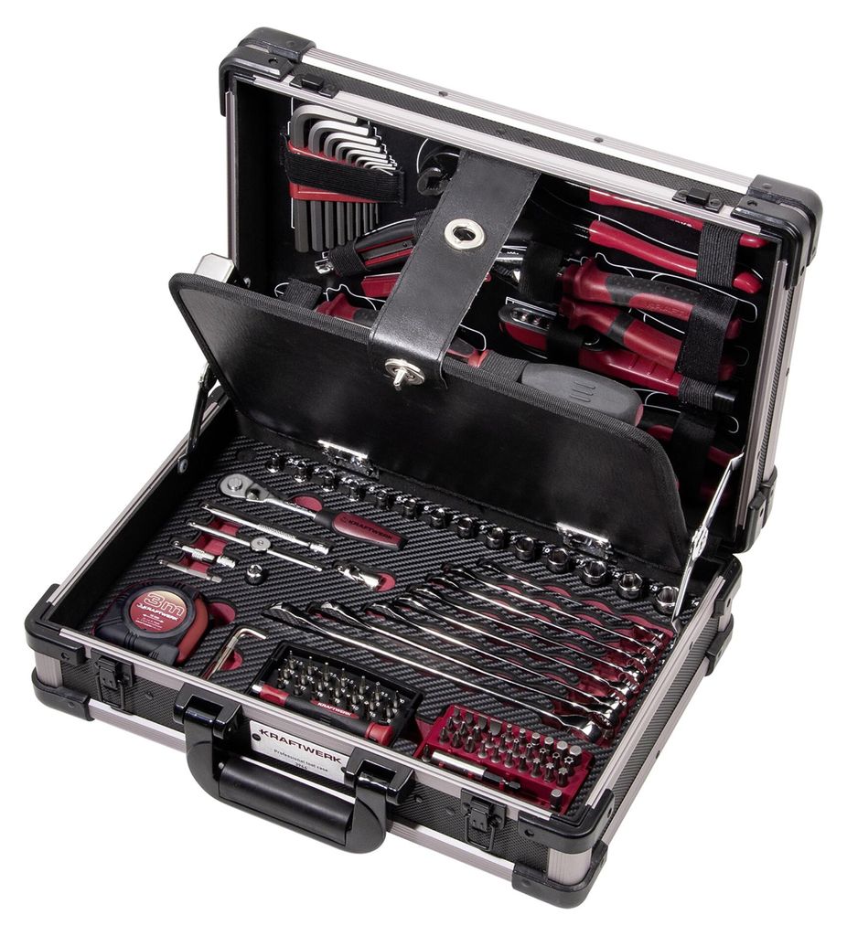 Kraftwerk 3944 AluPro Werkzeugkoffer, 123-teilig