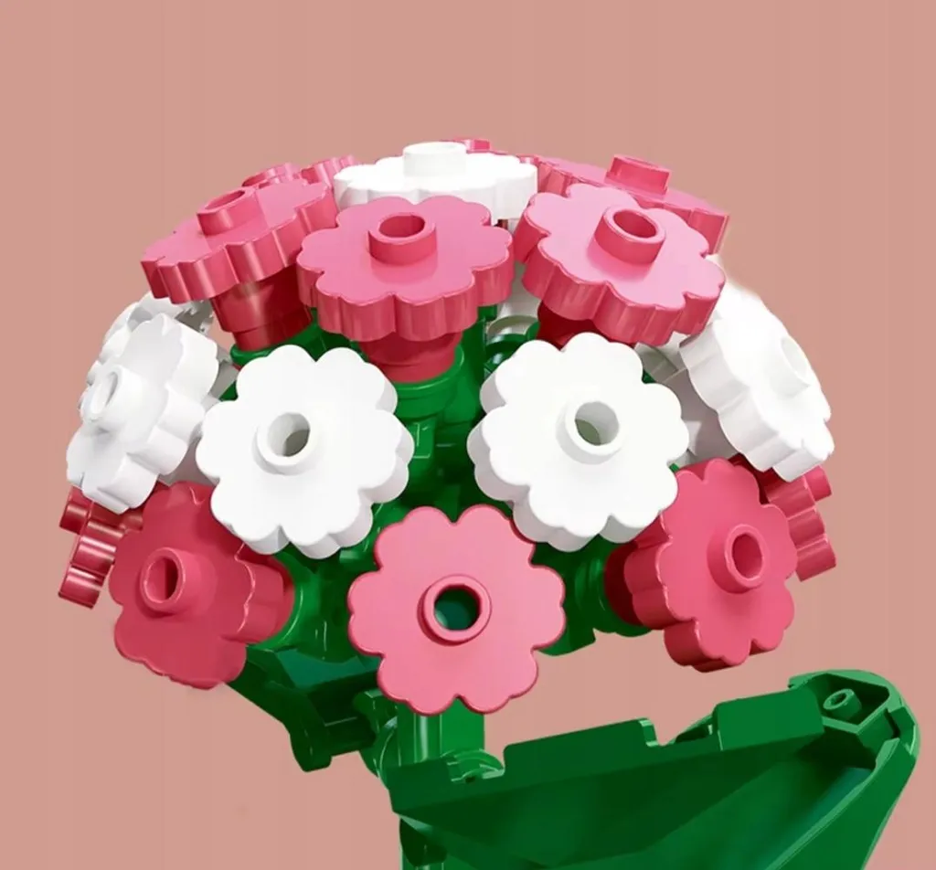 Blocs de Fleurs de Construction 342 Pièces El Vhs395 Modèle 92362 3624