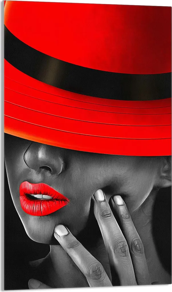 Tagliere Vetro Temperato 30x52 Copri Piano Cottura Donna Rosso