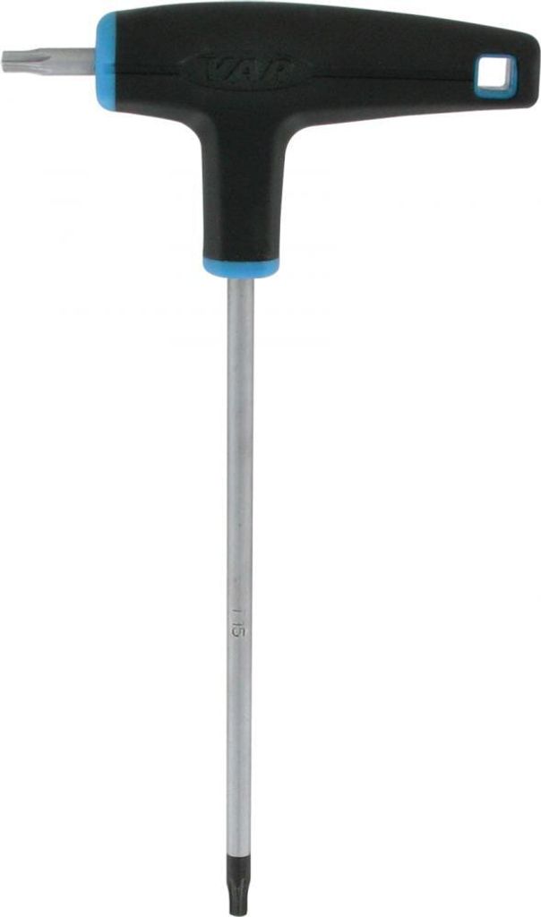 VAR Innensechsrundschlüssel CL-18200 T15 Größe T15 - ergonomischer T-Griff mi...