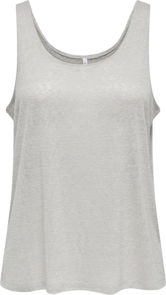 Only Frida ärmelloses T-shirt Grau XS Frau Grau XS