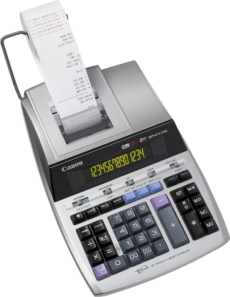 Calculatrice imprimante de bureau pour comptable et gestion fiscale