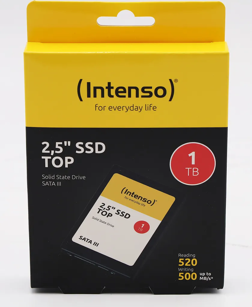 SSD 1 TB Intenso Top 2.5 pouces pour accélérer le démarrage du PC