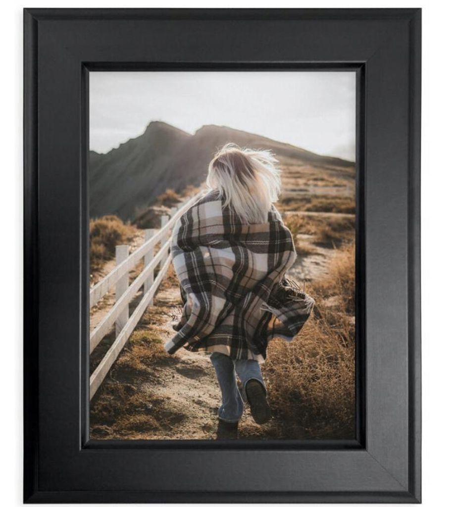 Bilderrahmen Paris 18×24 cm mit echtem Glas – Schwarz (MDF, polnischer Hersteller)