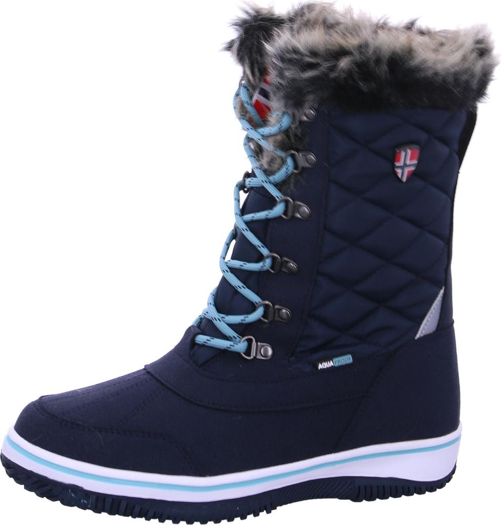 Trollkids Holmenkollen XT Mädchen Winterstiefel in Blau, Größe 33