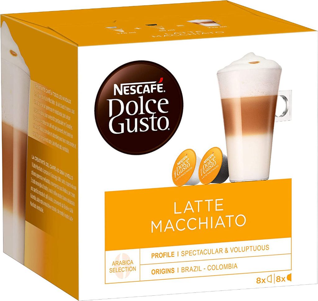 Nescafé Dolce Gusto Latte Macchiato | 8 Kaffeekapseln Produktbild 4