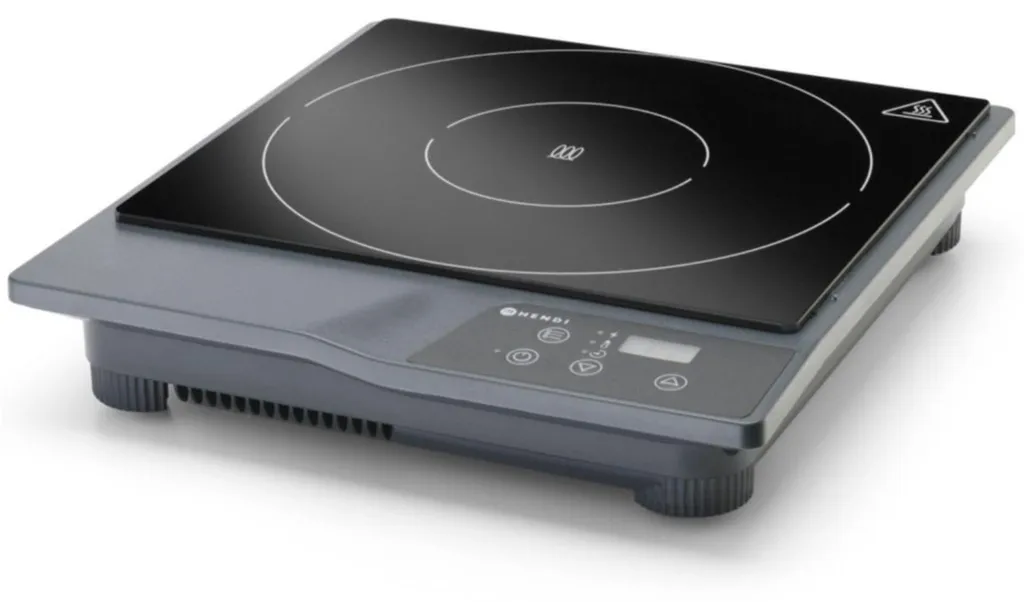 Hendi plaque à induction 1000929PRZEM - Réchaud de cuisson noir 2000W - 4
