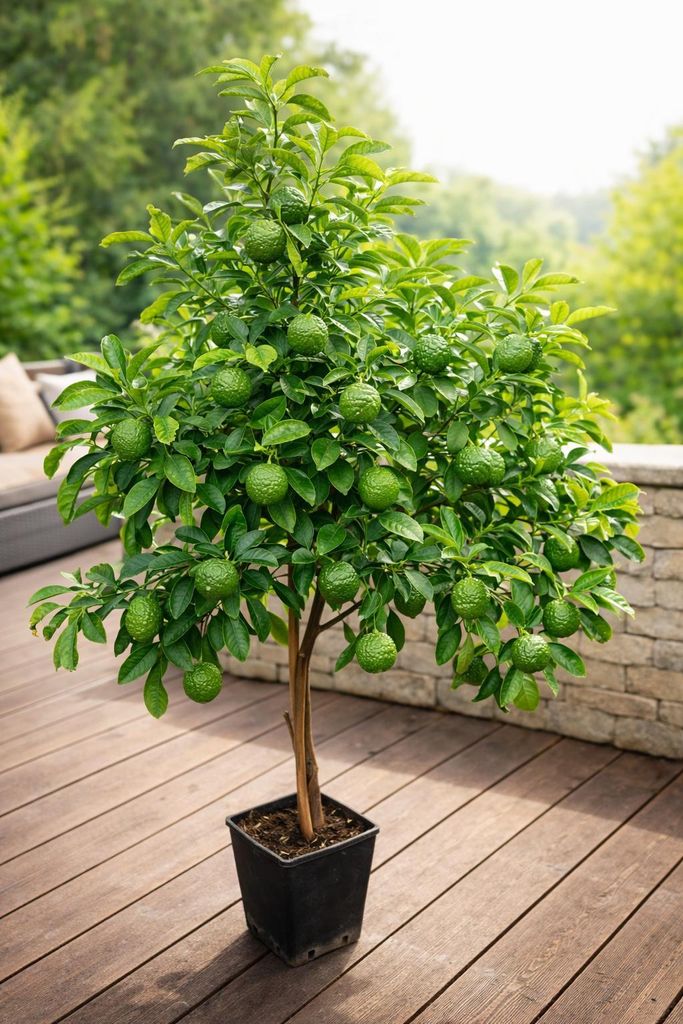 Kaffirská limetka 140–180 cm – Citrus Hystrix Combava – Obrázok produktu 