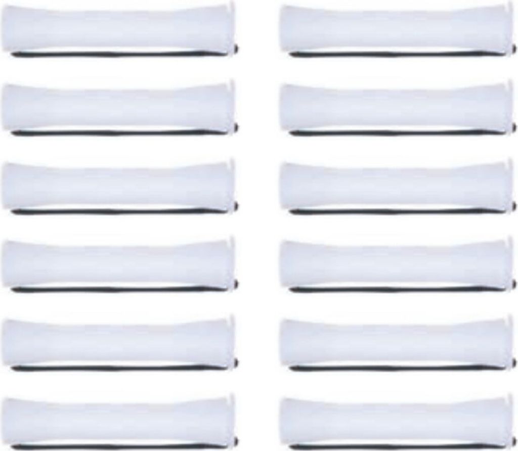 INF Haarwickler für Volumen, magische Haarwickler mit Clips für langes Haar, keine Hitze Haarwickler Weiß 12-teilig