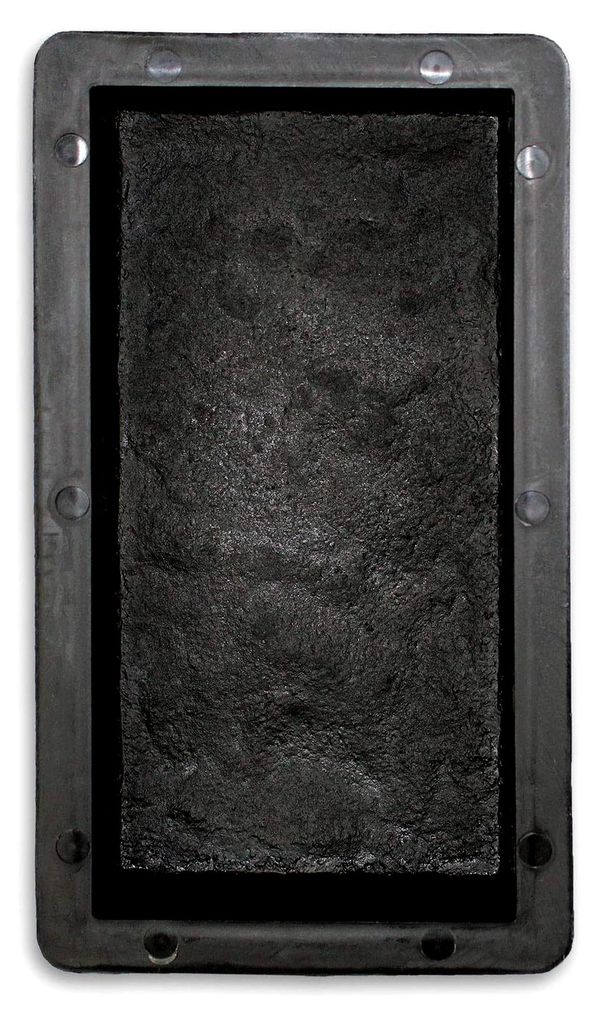 Gießform für Beton, Pflastersteine, Terrassenplatten, Trittplatten, Ziegelsteine, Bodenplatten und Gehwegplatten | Basaltziegeloptik, 25x12x5cm