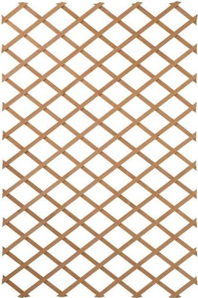 Gartenzaun Palisade Nature, Holz Natur, 50 x 150 cm