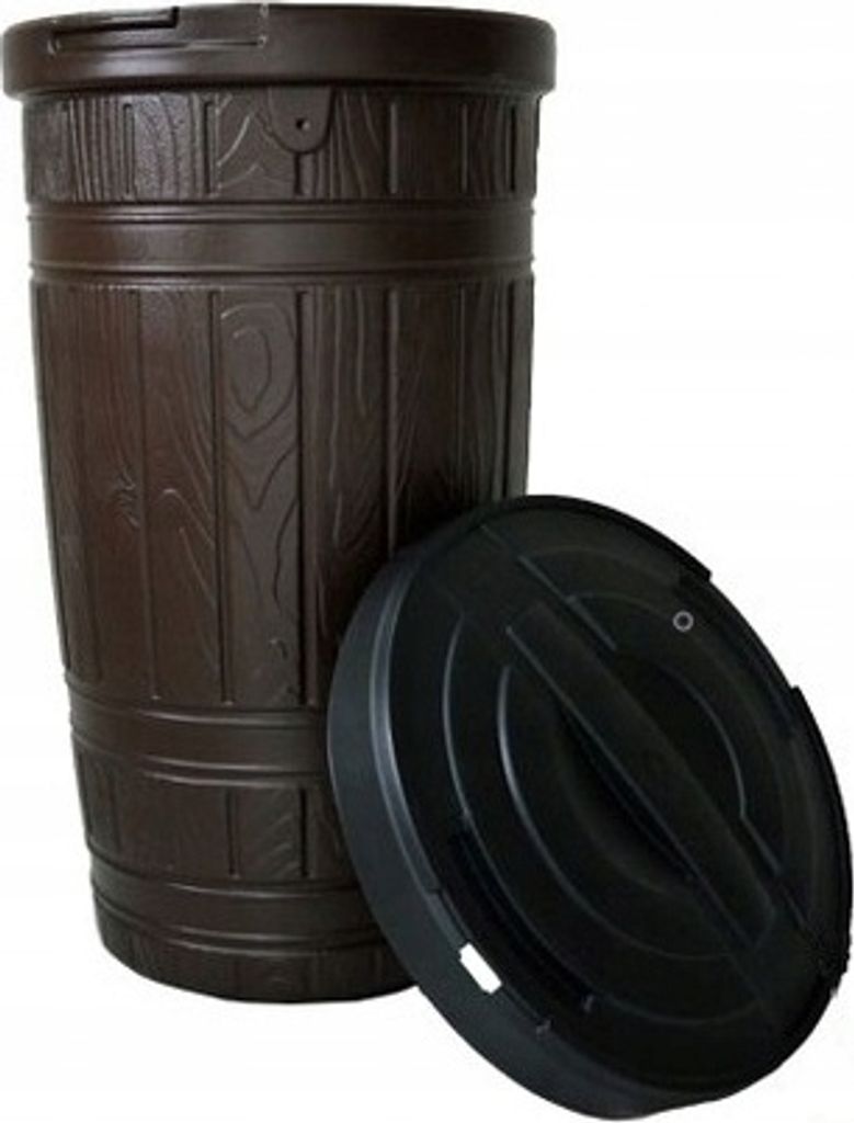 Sud na dešťovou vodu WOODCAN tm.hnědý 265l Obrázek produktu 