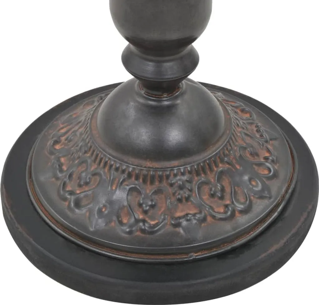 Table d'appoint robuste en bois massif brun 40 cm - Finition artisanale - 9