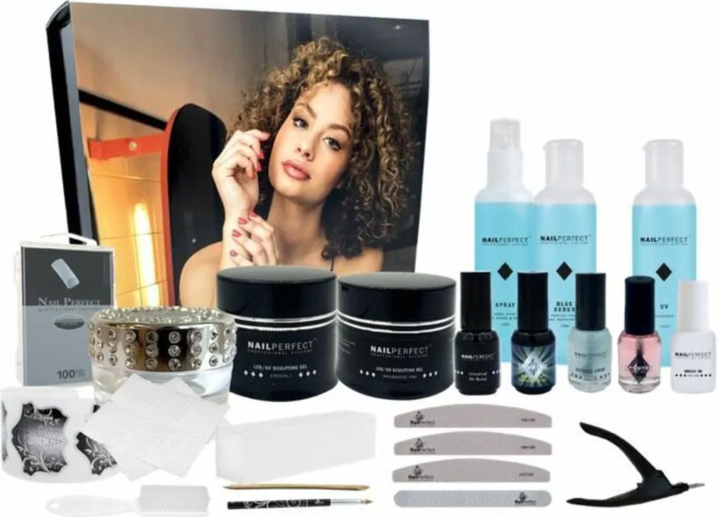 Kit complet gel de construction ongle LED-UV Sculpting Gel NailPerfect