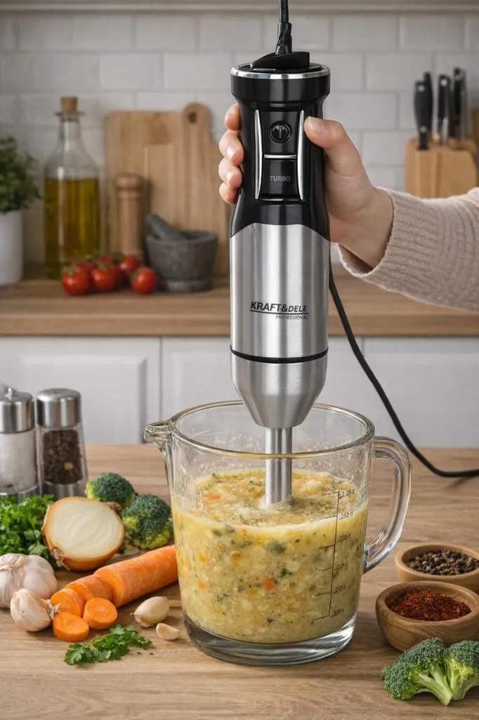 Frullatore Kraft&Dele 1500W: Smoothie e Ricette Fit in Secondi - 3